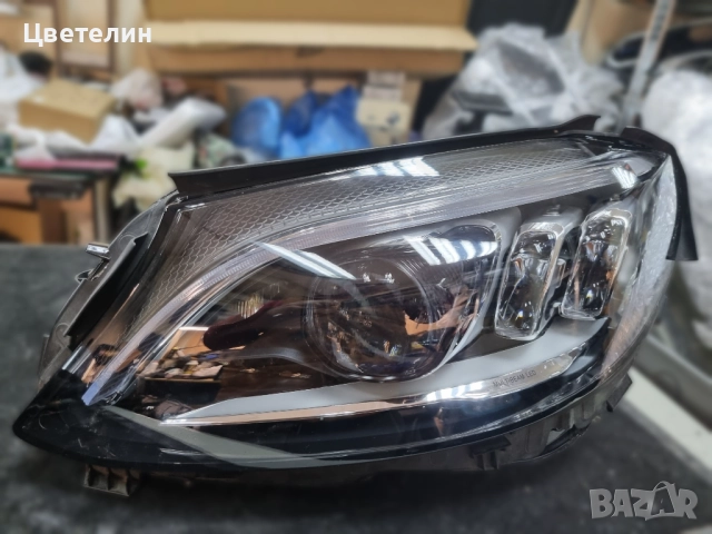 Ляв фар за Mercedes C W205 Multibeam lqv far мерцедес 205 ц класа, снимка 16 - Части - 52950228