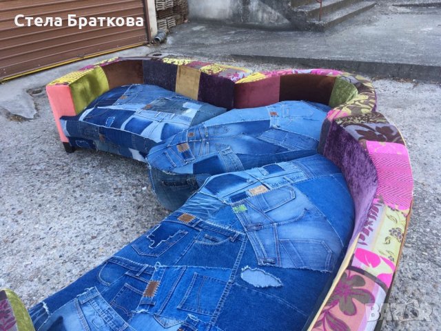 Дънков Диван / Смесен стил , снимка 9 - Дивани и мека мебел - 33875305