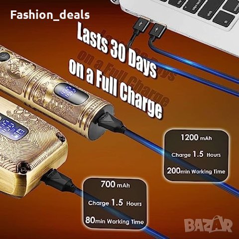 Нов електрически комплект бръснач тример Самобръсначка за мъже Подарък, снимка 2 - Тримери - 42404025