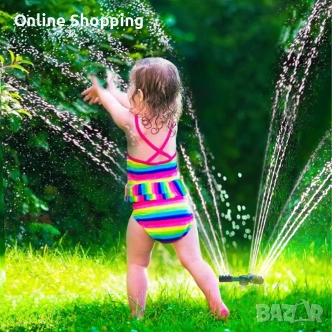 Автоматична градинска пръскачка с 3 регулируеми рамена и 12 дюзи, 360°, снимка 7 - Градинска техника - 53366424