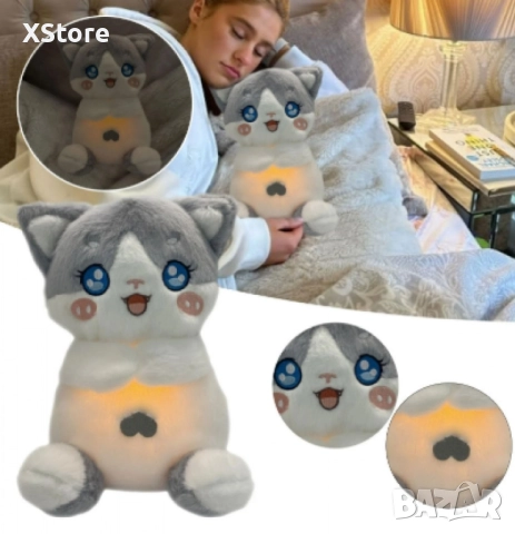 Успокояваща плюшена играчка, със светлина и звук, снимка 2 - Плюшени играчки - 51859371