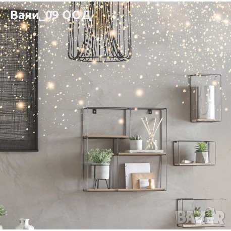 Сет 4 броя стенни етажерки , снимка 3 - Етажерки - 39955538