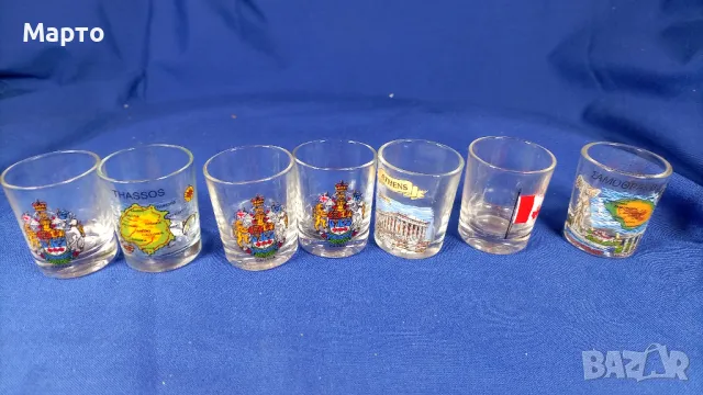 Малки шотчета за алкохол, колекционерски, 7 бр, снимка 3 - Колекции - 50205018