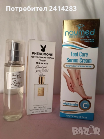 Промо комплект 46-парфюм тестер Killian+серум за крака