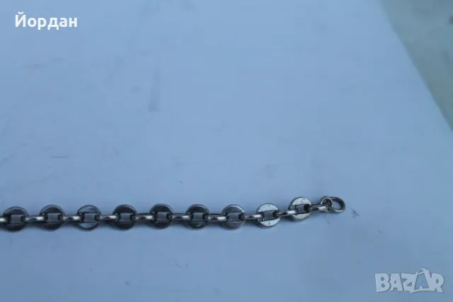 Дамска сребърна гривна , снимка 4 - Гривни - 50380241