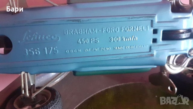 Рядка играчка състезателна кола на SCHUCO 356 175, Brabham Ford Formula 1, снимка 7 - Други ценни предмети - 41564899