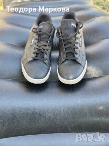 Кожени мъжки кецове Adidas-естествена кожа , снимка 3 - Маратонки - 51765184