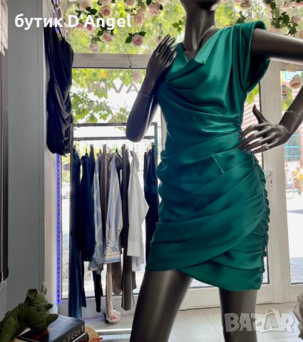 ACCESS елегантна рокля в зелен цвят, снимка 4 - Рокли - 41963622