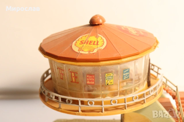 FALLER? KIBRI? VOLLMER? H0 1/87 БЕНЗИНОСТАНЦИЯ СГРАДА КЪЩА ВАГОН ВЛАК ЖП, снимка 3 - Колекции - 53742961