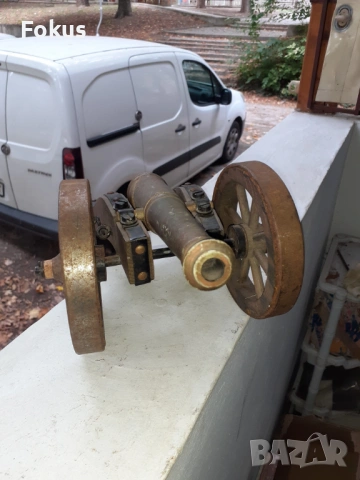 Невероятно желязно оръдие топ гаубица тежко и масивно, снимка 4 - Антикварни и старинни предмети - 53294335