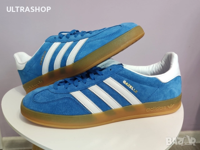Нови мъжки спортни обувки Adidas Gazelle Indoor 42 номер, снимка 3 - Ежедневни обувки - 52728052
