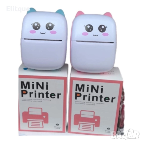 Мини Bluetooth принтер без мастило - печат на скици, снимки, текст и етикети, снимка 2 - Друга електроника - 52862534