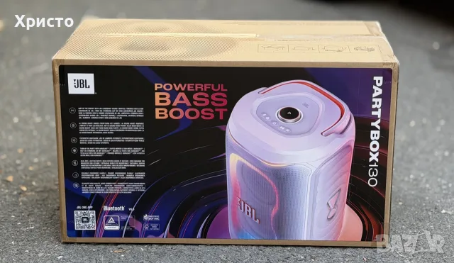 НОВО!!! Преносима аудио система JBL Partybox 130, 200W RMS, Bluetooth 6.0, Auracast, снимка 3 - Bluetooth тонколони - 55879916