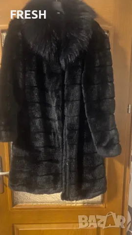 Палто с косъм Liu Jo L, снимка 4 - Палта, манта - 48653464