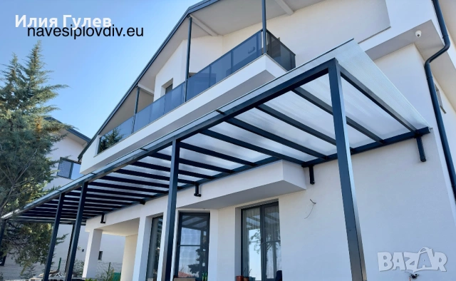 Навеси от термопанели и поликарбонат, снимка 7 - Други услуги - 53559234