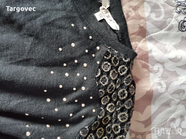 Дамска блуза фина плетка, снимка 2 - Блузи с дълъг ръкав и пуловери - 40599396
