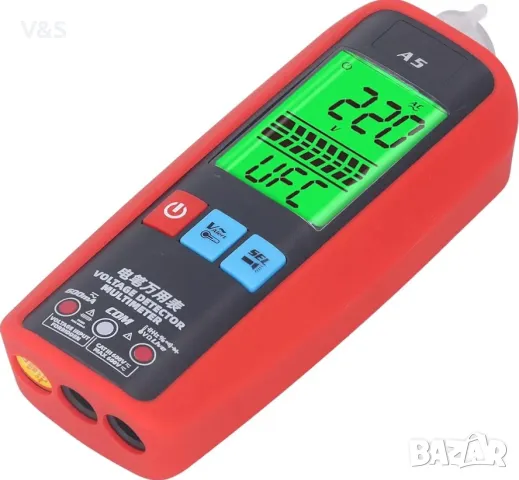 Мултиметър, ABS с широко приложение, 6000-цифрен автоматичен обхват, тестер за напрежение, мултицет,, снимка 5 - Друга електроника - 48413768