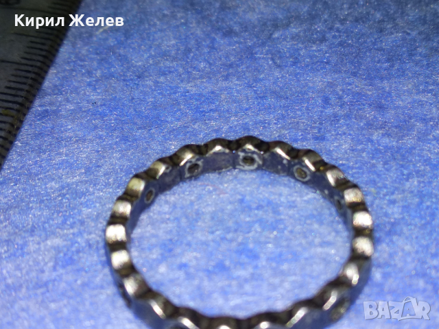 ФИН СКЪПОЦЕНЕН СРЕБЪРЕН ПРЪСТЕН ПАНДОРА ЛАКИРАНО СРЕБРО S925 с ЮВЕЛИРНО ФАСЕТИРАНИ  ЦИРКОНИ 43757, снимка 12 - Пръстени - 44664422