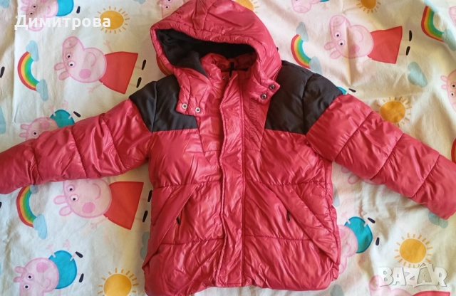 Зимно яке на Джордж размер 5-6г 116, снимка 5 - Детски якета и елеци - 51920357