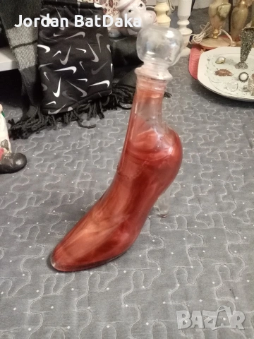Стъклена обувка душгеш, снимка 3 - Други стоки за дома - 53493232
