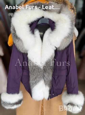 Дамски парки от естествен косъм, снимка 7 - Якета - 52314621