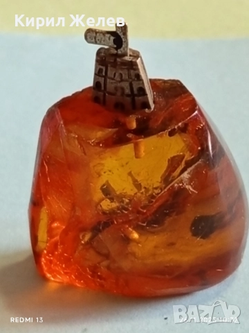 Стар рядък сувенир VILNIUS с ЕСТЕСТВЕН КЕХЛИБАР уникат за КОЛЕКЦИОНЕРИ 50960, снимка 7 - Други ценни предмети - 52545607