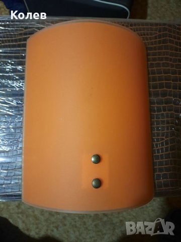 Аплици - цветно стъкло (жълт и оранжев), снимка 1 - Лампи за стена - 34531055