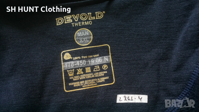 DEVOLD THERMO Jacket 100% PURE NEW WOOL размер XXL горница 100% Вълна - 2106, снимка 16 - Екипировка - 53469540