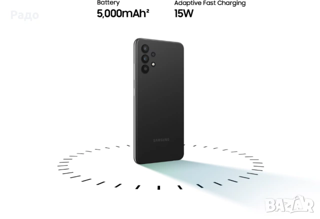 Samsung Galaxy A32 128GB SM-A325F/DS Dual-SIM Black GSM телефон смартфон зарядно micro SD кейс, снимка 14 - Samsung - 53078616