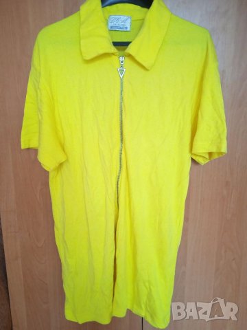 Жълта туника с цип, снимка 1