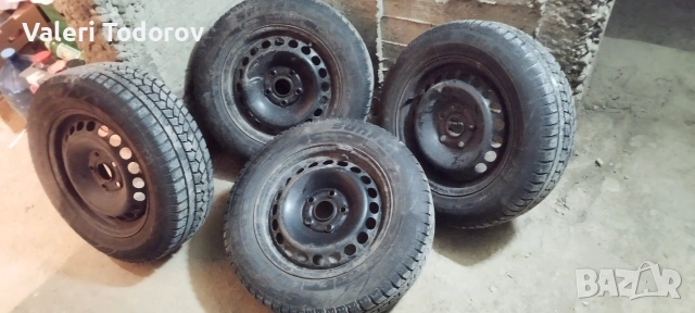 Зимни гуми с джанти 5x112/15 , снимка 2 - Гуми и джанти - 53582944
