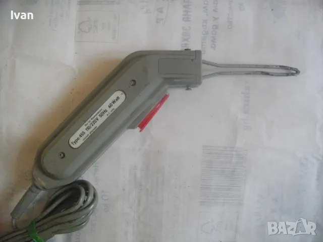 ЕЛЕКТРИЧЕСКА ЛЕПАЧКА ЗА ПЛАСТМАСА НЕМСКА СТАРО КАЧЕСТВО 60W ОТЛИЧНА ДВОЙНА ЧОВКА ENGEL LOTER, снимка 4 - Други инструменти - 48603806