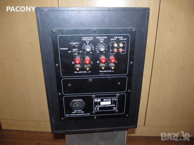 ELAC - bass 773 СУБУФЕР - отличен 2 броя, снимка 3 - Тонколони - 48173675