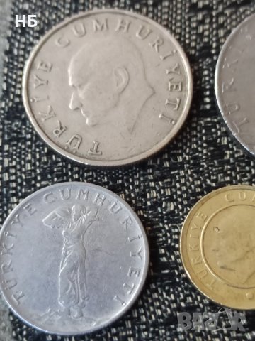 Турски монети различни години, снимка 1 - Нумизматика и бонистика - 33864236
