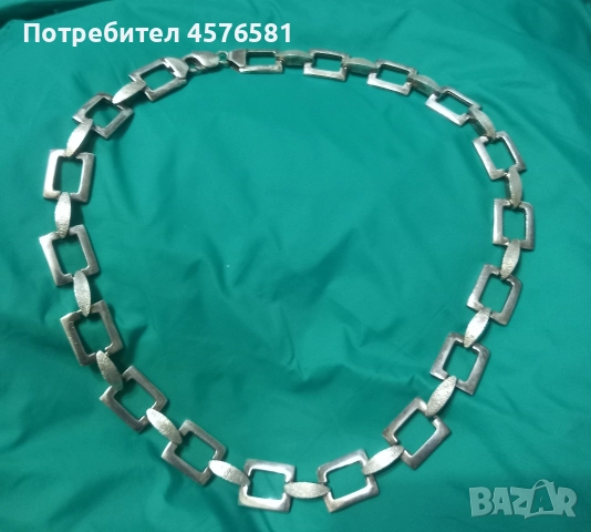 сребърни пръстени и масивно колие сребро 925, снимка 4 - Пръстени - 52669418