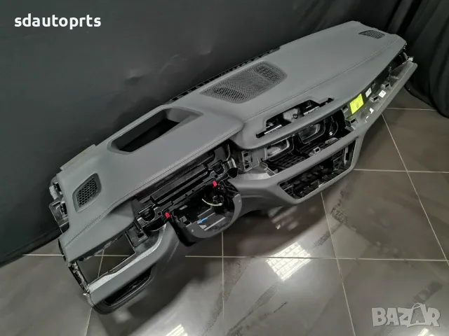 Черно Арматурно Табло BMW G11 G12 Facelift - HUD - Кожа - Перфектно, снимка 3 - Части - 49096863