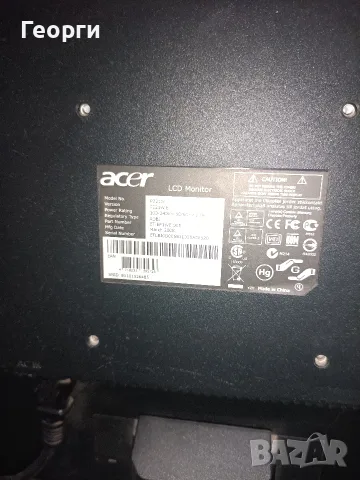 Продавам монитор Acer 24, снимка 3 - Монитори - 55890598
