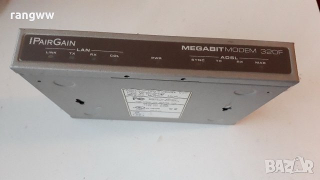 MODEM PAIRGAIN MEGABIT 320-F, снимка 2 - Мрежови адаптери - 34479011