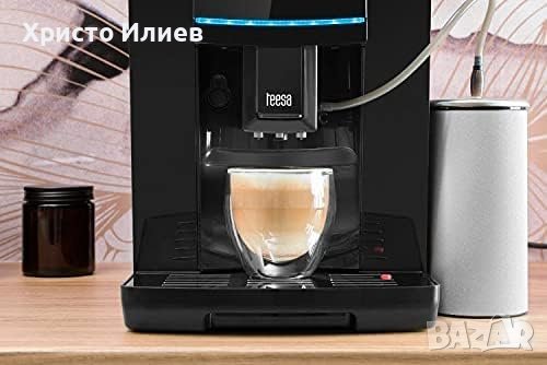 Кафеавтомат кафемашина TEESA AROMA 800 с кана за мляко и дисплей, снимка 3 - Кафемашини - 41226796