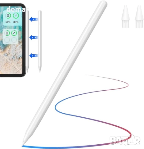 TECHGEAR Pencil 2-ро поколение, магнитен стилус с безжично зареждане