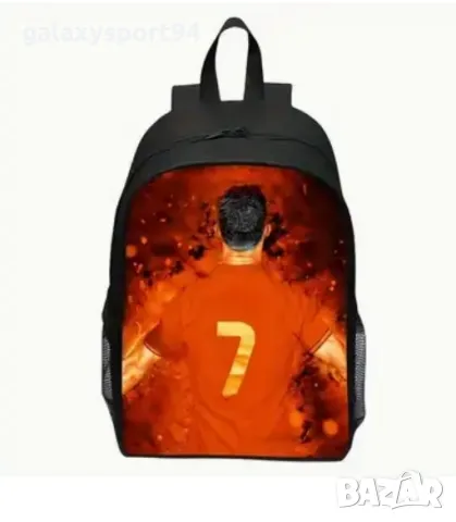 Раница + Чантичка + Несесер Роналдо Меси Мбапе Комплект, снимка 4 - Футбол - 48791536