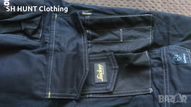 Snickers 3235 High-Vis Cotton Holster Pocket Work Trousers размер 54 / XL работен панталон W4-232, снимка 6 - Панталони - 52001773