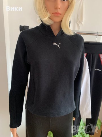 Puma черен суичър, снимка 2 - Суичъри - 41210717