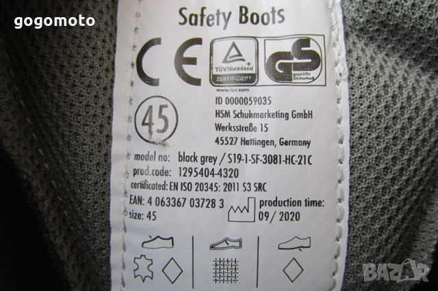 НОВИ ВОДОУСТОЙЧИВИ,професионални работни зимни обувки,боти,44-45,SAFETY my PROJEKT® S3,естеств. КОЖА, снимка 15 - Мъжки боти - 36081180