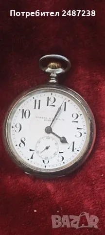 Голям немски сребърен часовник 