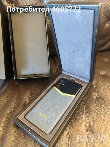 Чисто нов VERTU/ВЕРТУ-Ivertu calf leather gentleman blue, снимка 4 - Vertu - 53662866