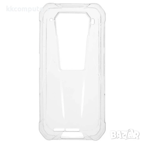 Гъвкав TPU Калъф + Скрийн Протектор за Unihertz Tank 3 – Прозрачен / Черен, снимка 4 - Калъфи, кейсове - 50657122