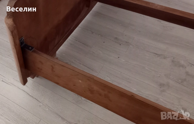 Спалня от дърво за матрак с размери 164х190 см или 160х190 см, снимка 7 - Спални и легла - 52551299