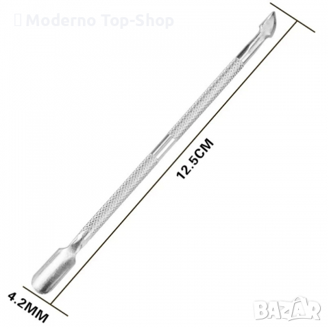 Двустранен избутвач за кожички 2 в 1., снимка 3 - Продукти за маникюр - 36216826