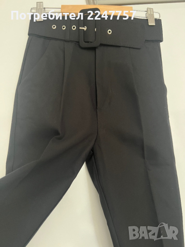 Нови панталони с висока талия размер XS, снимка 1 - Панталони - 44648131